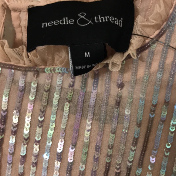 Pink sparkly Needle&thread dress - Picture 12 of 12